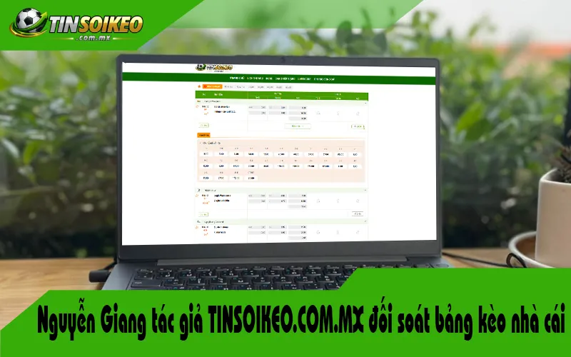 Nguyễn Giang tác giả TINSOIKEO.COM.MX đối soát bảng kèo nhà cái Nguyễn Giang tác giả TINSOIKEO.COM.MX đối soát bảng kèo nhà cái